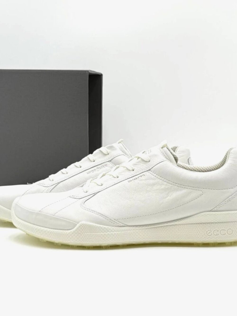 Ecco Biom Hybrid Golf Leather Shoe Men's Size 10 - 10.5 / EU 44 Spikeless White